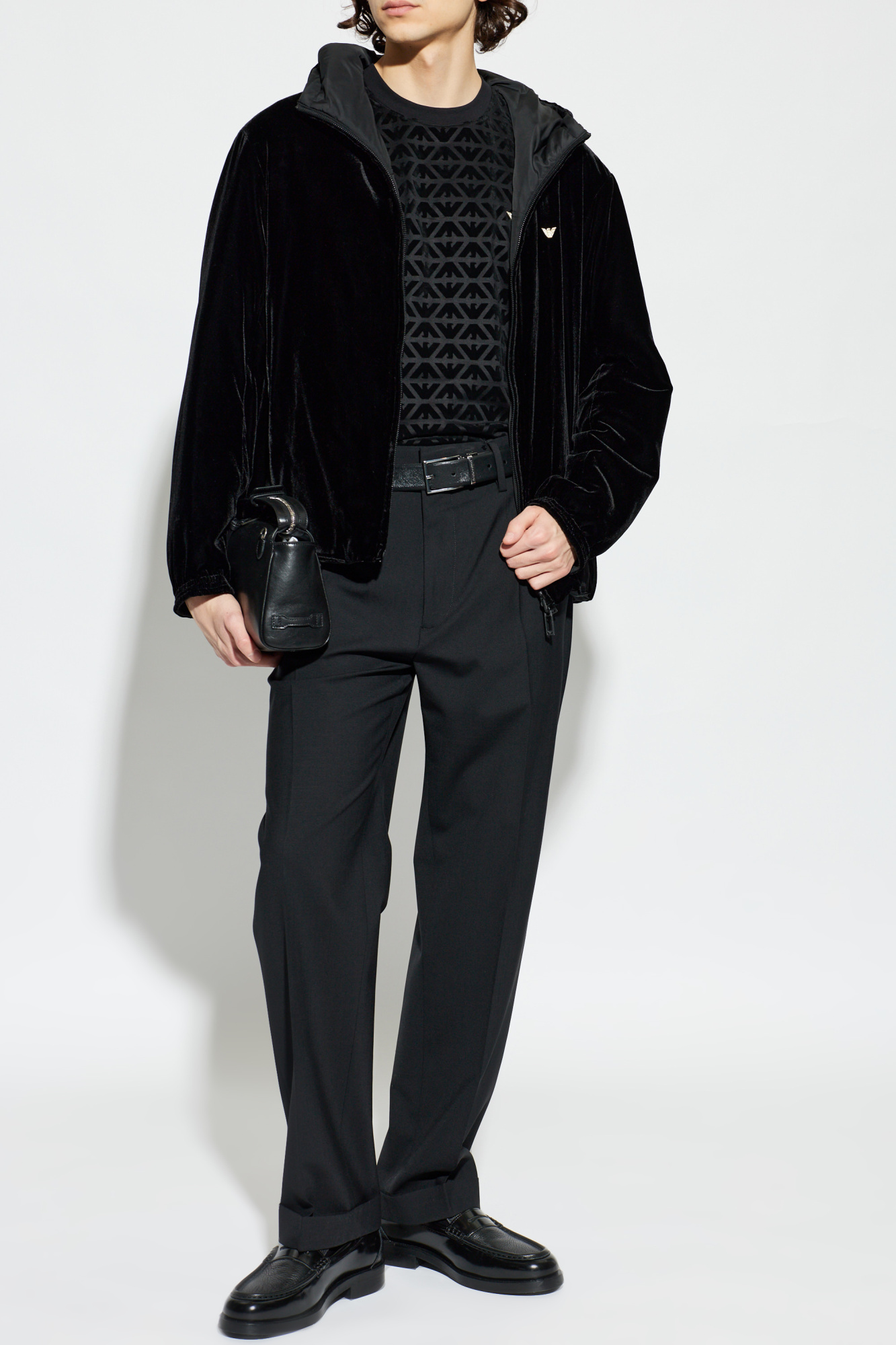 Emporio Armani Reversible hooded jacket | Men's | Vitkac